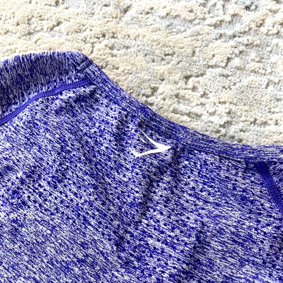 Gym Shark Vital Seamless Long Sleeve Top - Purple - Picture 3 of 3